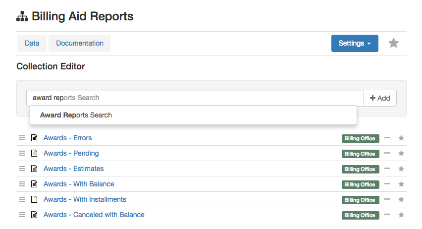 Collection Editor